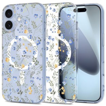 Tech-Protect iPhone 17 vāciņš FlexAir MagSafe, Daisies with Leaves