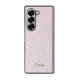 Guess 4G Glitter Script Case for Samsung Galaxy Z Fold 6 Pink