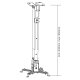 Maclean MC-581 Projector Ceiling Mount, 43-65cm, 20kg, Silver