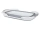 Silikona Saliekamā Bļoda ar Ūdens Noteku | Silicone Folding Bowl with Drain