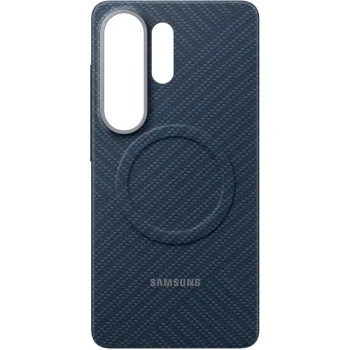 Samsung Carbon Magnet vāciņš Samsung Galaxy S26 ar MagSafe, zils