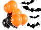 Helovīna balonu komplekts, melns un oranžs, 20 gab.