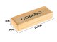 Classic Wooden Domino Game, Set in Box, 28 pcs.