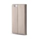 Smart Magnet Wallet Case for Xiaomi Redmi Note 9, Gold
