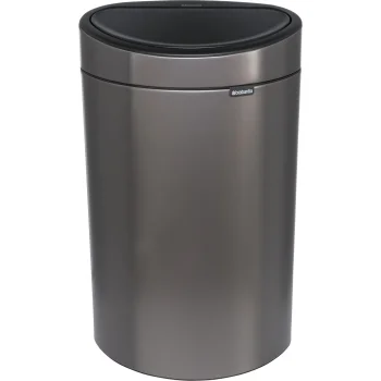 Atkritumu šķirošanas tvertne Brabantia Touch Bin New Recycle, 23+10 L, Platinum