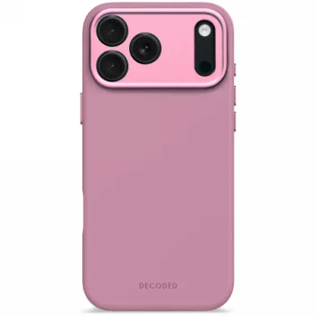 Decoded pretmikrobu silikona aizmugurējais MagSafe vāciņš iPhone 17 Pro Max – rozā | Phone Case Cover