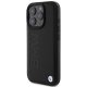 BMW iPhone 16 Pro Max Case Leather Hot Stamp MagSafe, Black