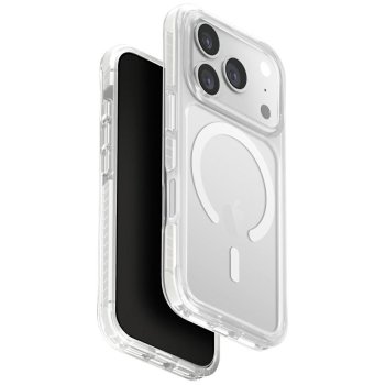 Uniq iPhone 17 Pro vāciņš Combat Magclick Charging, balts