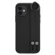 Mercedes iPhone 12 mini Case Strap Line, Black