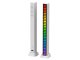 USB RGB LED Light Bar with Sound Reaction, 18 Modes, White