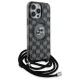 Karl Lagerfeld iPhone 16 Pro Max vāciņš IML Crossbody Monogram MagSafe, melns