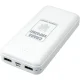 Ārējais akumulators 20000 mAh, USB Type-C, 2x USB, balts