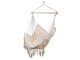 Brazilian Hanging Garden Chihee Swing Hammock Chair with Pillows, Light Beige
