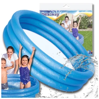 Bestway 51025 Inflatable Kids Pool, 122 x 25 cm, Blue