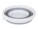 Collapsible Silicone Bucket 5L – Gray-White