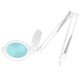 Esthetician Magnifying LED Lamp Glow Moonlight 8012/5\" with Stand, white