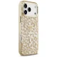 Guess Leopard Glitter MagSafe vāciņš Apple iPhone 17 Pro Max, Brūns
