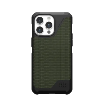 Apple iPhone 15 Pro Max 6.7'' UAG Metropolis Lt Magsafe Hard Case Cover, Kevlar Olive
