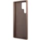 Samsung Galaxy S23 Ultra (SM-S918) Guess 4G Metal Gold Logo Case Cover (GUHCS23LG4GFBR), Brown | Чехол Кейс...
