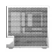 Darkflash F1 datora korpuss ar 6 ARGB ventilatoriem, balts