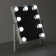 Kosmētikas spogulis ar LED apgaismojumu USB, 25x30cm | LED Illuminated Cosmetic Makeup Mirror