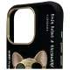 Nimmy iPhone 16 Pro Max vāciņš Glasses Cool Dog, melns