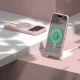 Силиконовый чехол Etteri Silicone Mag для iPhone 17 Pro / 18 Pro, светло-розовый