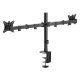 Maclean MC-754N galda stiprinājums 2 monitoriem, 17-32\", VESA, melns