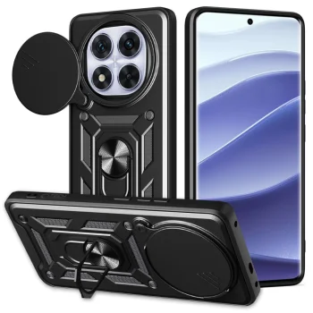Xiaomi Poco X7 / Redmi Note 14 Pro Tech-Protect CamShield Pro Case Cover, Black | Чехол Кейс Бампер...
