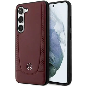 Чехол Mercedes Leather Urban для Samsung Galaxy S23+, красный