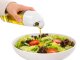 Glass Gravity Oil and Vinegar Dispenser Bottle 510ml, White