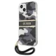 Чехол Guess Camo Strap для iPhone 13 6.1\" черный