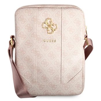 Guess 4G Big Metal Logo planšetdatora soma 10", rozā