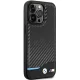 BMW Leather Carbon Case for iPhone 13 Pro / 13, Black