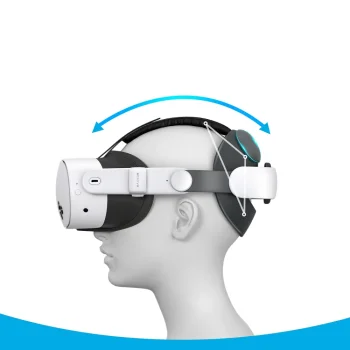 Крепление на голову BoboVR E3 для Meta Quest 3 и 3S, бело-черное