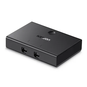 USB-переключатель Ugreen 30345 2.0 2x1, черный