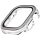Чехол с защитным стеклом Uniq Voute для Apple Watch Ultra 49 мм, Серебристый