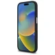Telefona vāciņš Guess Silicone Script Metal Logo & Frame priekš iPhone 16, melns