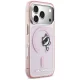 Karl Lagerfeld IML Peekaboo MagSafe Case for iPhone 17 Pro, Pink