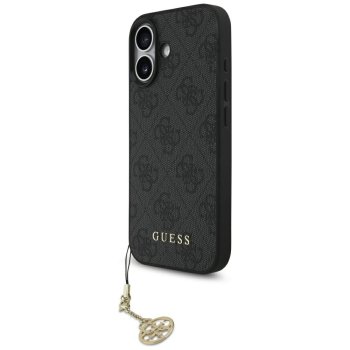 Guess 4G Charms Collection MagSafe vāciņš iPhone 17 - melns | Phone Case Cover Black