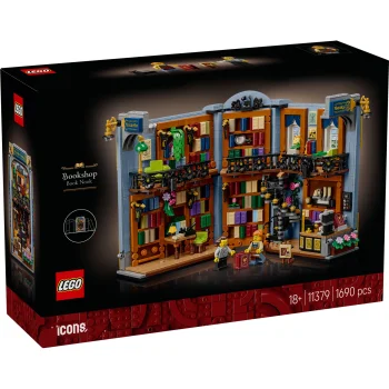 Konstruktors LEGO Icons 11379 Bookshop: Book Nook, 1690 detaļas