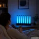RGB LED dekoratīvā galda lampa Ekvalaizers ar pulti un aplikāciju