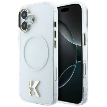 Чехол Karl Lagerfeld IML K Head Logo MagSafe для iPhone 17 прозрачный