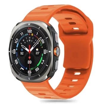 Ремешок Tech-Protect Silicone Line для Samsung Galaxy Watch Ultra (47 мм) - оранжевый