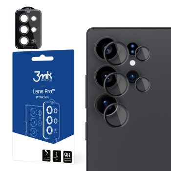 Защитное стекло для камеры 3mk Lens Protection Pro Samsung Galaxy S25 Ultra Черное