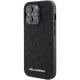 Karl Lagerfeld Quilted K Pattern vāciņš iPhone 15 Pro, melns