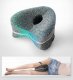 Anatomical Orthopedic Knee Leg Cushion Pillow with Memory Foam, Blue