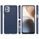Чехол для Realme C31 Carbon Case, гибкий TPU бампер, черный