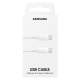 Original Samsung USB Type C - USB Type C Data Charging Cable 5A, 1m, White (EP-DN975BWEGWW) | Lādētājvads Datu...