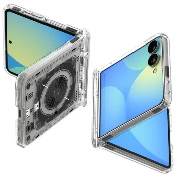 Spigen Ultra Hybrid Pro MagSafe vāciņš priekš Samsung Galaxy Z Flip 8 Neo One, pelēks/melns